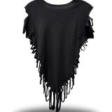 ROAD RASH BIG HEART BLACK BIKINI COVER UP