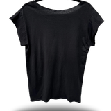 ROAD RASH MENS MUSCLE SCOOP NECK BLACK TEE