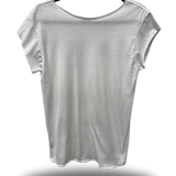 ROAD RASH MENS MUSCLE SCOOP NECK WHITE TEE