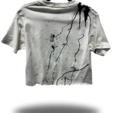 OUTLAW WOMAN OIL SPILL ROAD RASH CROP TOP