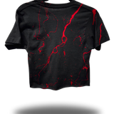 BLOOD ROAD RASH BLACK CROP TOP