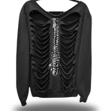 IDGAF WIDE NECK SWEATSHIRT