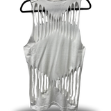 ROAD RASH BOTTOM AND TOP WHITE TANK TOP