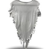 ROAD RASH BIG HEART WHITE BIKINI COVER UP