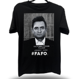 JOHNNY CASH FAFO BLACK CLASSIC TEE