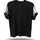 ROAD RASH HEART SLASHED BLACK TEE