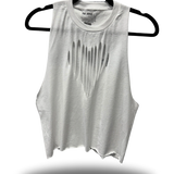 ROAD RASH HEART WHITE CROP STRINGER