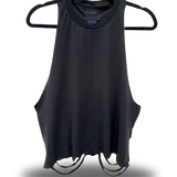 ROAD RASH BLACK CROP TANK TOP 4.0