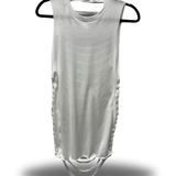 ROAD RASH BRAIDED WHITE TANK TOP 2.0