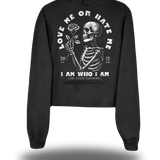 LOVE ME CROP HOODIE