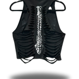 DESTRUCTION  CROP TANK TOP