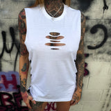 ROAD RASH BEACH VIBES WHITE TANK TOP