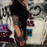 ROAD RASH HEART BEACH VIBES BLACK TEE