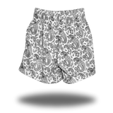 TDC BOXING SHORTS WHITE PAISLEY