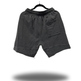 GREY PATCHED SHORT