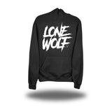 LONE WOLF BLACK HOODIE