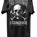 CONQUER ROAD RASH BLACK TEE