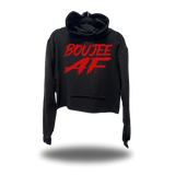 BOUJEE AF CROP HOODIE