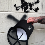 FAFO GREY & WHITE CURVED BILL BLACK HAT