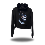 DOG IN ME BLACK CROP HOODIE