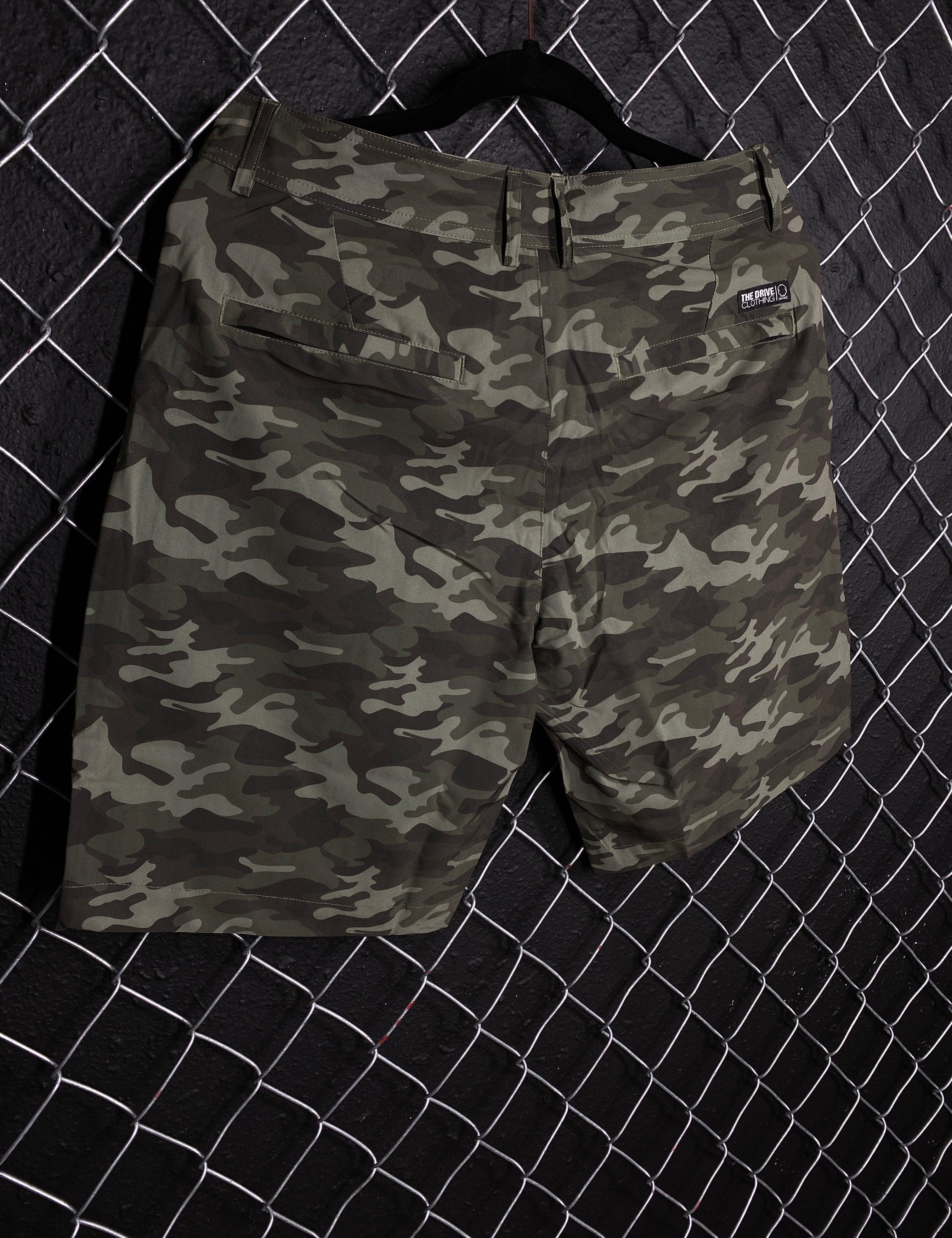 DRIVEN LIFESTYLE CAMO SHORTS - The Drive Clothing