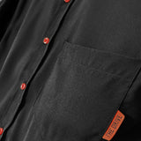 ESSENTIAL BLACK BUTTON UP - The Drive Clothing