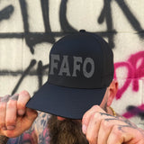 FAFO GREY FLEXFIT HAT