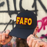 FAFO RED & YELLOW FLEXFIT HAT