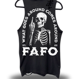 FAFO - ROAD RASH BLACK TANK TOP