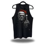 FU SANTA FRANKENSTEIN ROAD RASH TANK TOP