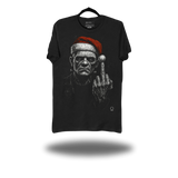 FU SANTA FRANKENSTEIN BLACK CLASSIC TEE