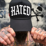 HATED CURVED BILL BLACK HAT