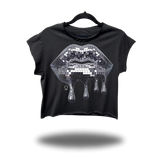 MIRROR LIPS MUSCLE CROP TOP