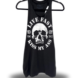 KISS MY ASS ROAD RASH BLACK STRINGER