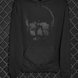 MURDERED OUT SKULL HOODIE - The Drive Clothing
