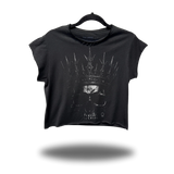 IRON SKULL MUSCLE CROP TOP