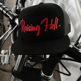 RAISING HELL BLACK HAT - The Drive Clothing