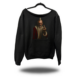 FU SANTA ROAD RASH DIAMOND CROSS WIDENECK HOODIE