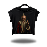 FU SANTA MUSCLE CROP TOP