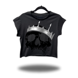 ADJUST SILVER CROWN MUSCLE CROP TOP