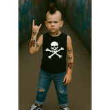 AMERICAN FLAG & SKULL TANK TOP - YOUTH