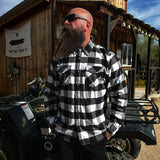 TDC BLACK/WHITE FLANNEL - The Drive Clothing