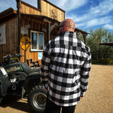 TDC BLACK/WHITE FLANNEL - The Drive Clothing