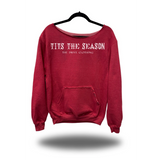 TITS THE SEASON ROAD RASH DIAMOND CROSS RED WIDENECK HOODIE