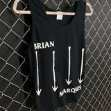 #VCI59 - BRIAN MARQUIS-CROP TANK TOP-SMALL - The Drive Clothing