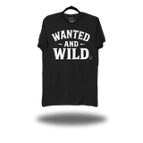 WANTED & WILD BLACK CLASSIC TEE