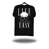 LIFE ISN'T EASY BLACK CLASSIC TEE