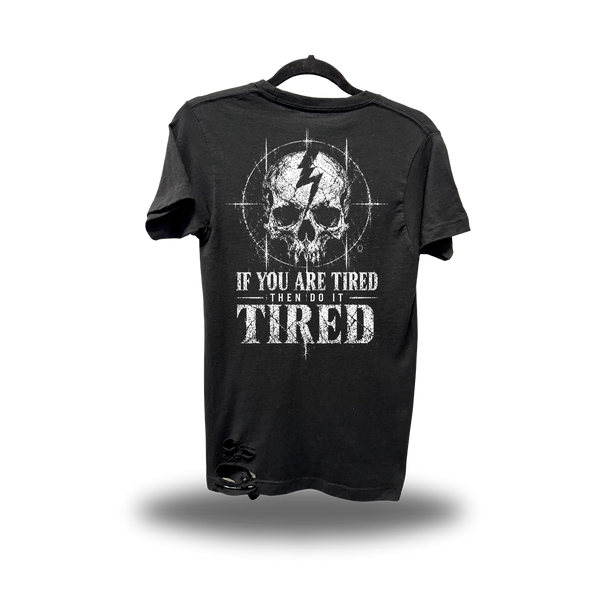 TIRED ROAD RASH BLACK TEE 1.0