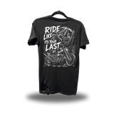 IT'S YOUR LAST ROAD RASH BLACK TEE 1.0