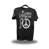 LOUD & DEAD ROAD RASH BLACK TEE 1.0